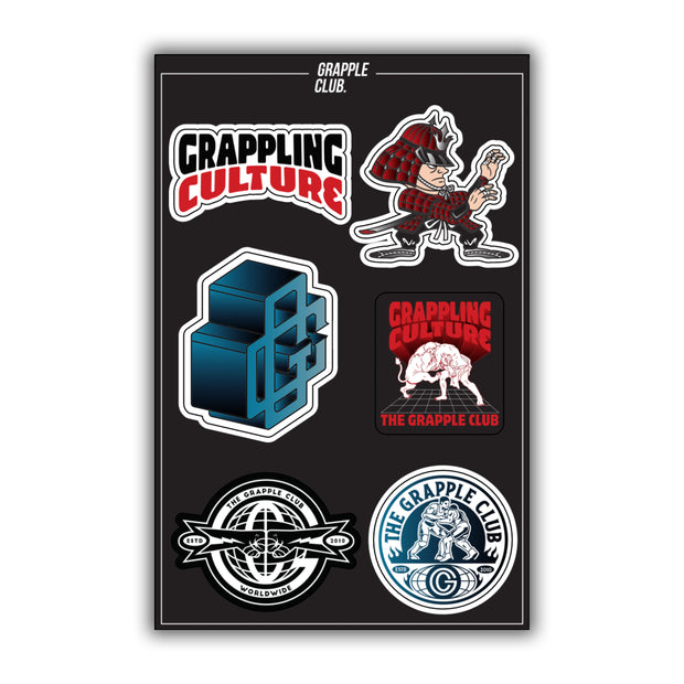 Grapple Club Sticker Pack